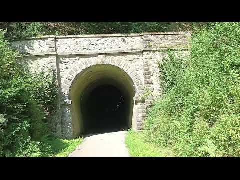 Durch vier Tunnel an der belgischen Grenze🇧🇪 und im Tal der Wiltz; #VëloViaNordenBoucléWincrange🇱🇺