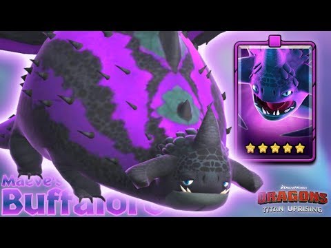 Maeve's Buffalord - 5-Star Purple Premium Buffalord | Dragons: Titan Uprising