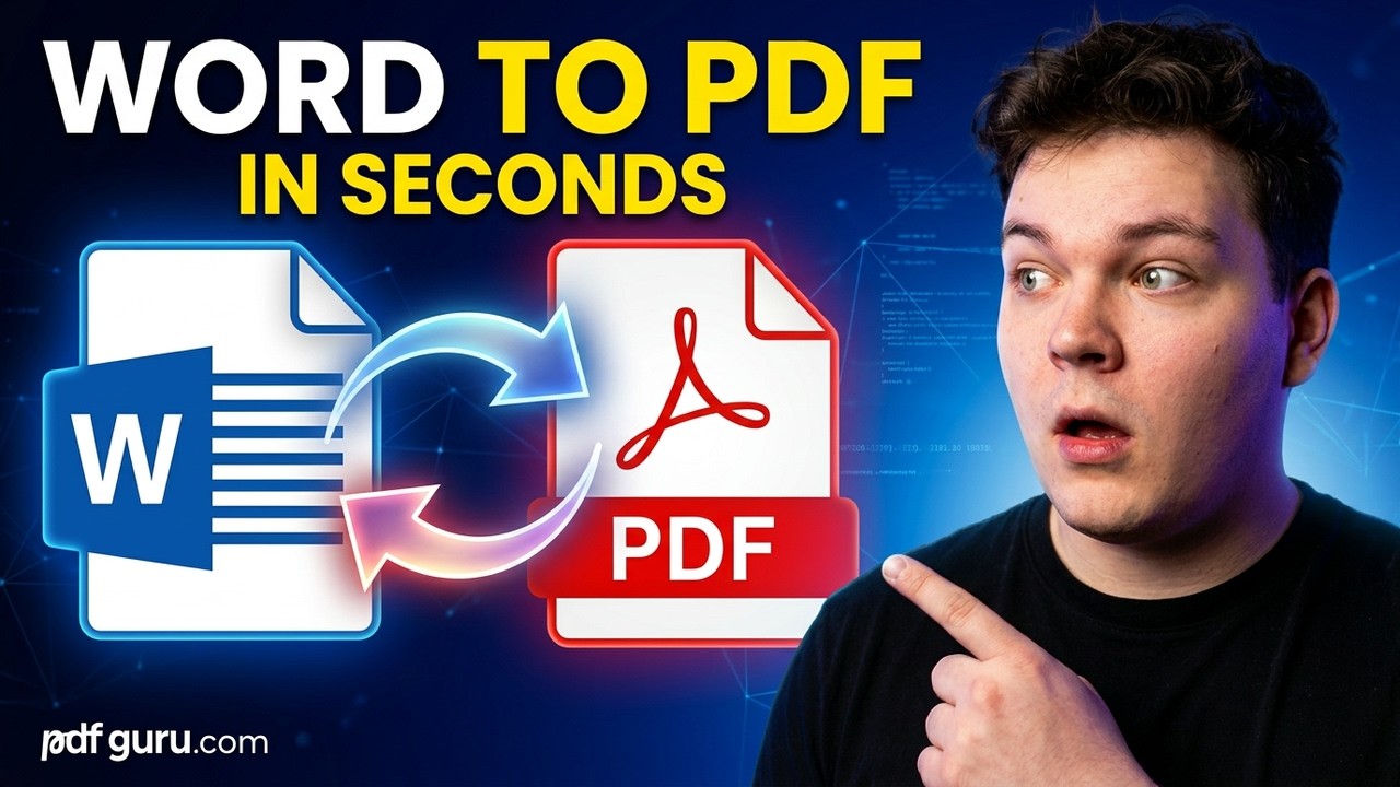 Word to PDF in Seconds | No Downloads Needed