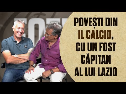 FOTBAL VINTAGE cu Alin Buzărin. Povești din Il Calcio, cu un fost căpitan al lui Lazio