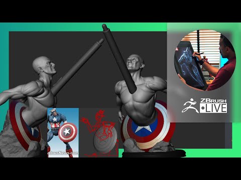 Mike T Artworks: Illustration by the Way of Sculpture - Mike Thompson - ZBrush 2021.7