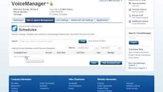 Cox Business - Time Schedules for Auto Attendant