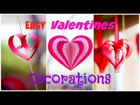 3 Easy Valentines Day Decorations!