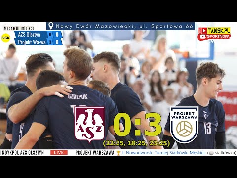tv.nsk.pl [NA ŻYWO] Indykpol AZS Olsztyn - Projekt Warszawa 0:3 2022-09-25 g. 11 mecz o III miejsce