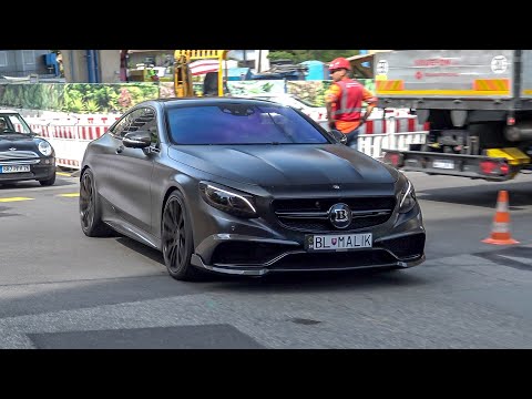 BRABUS 700 S63 AMG 5.5 V8 BiTurbo - Acceleration Sounds & Driving in Monaco !