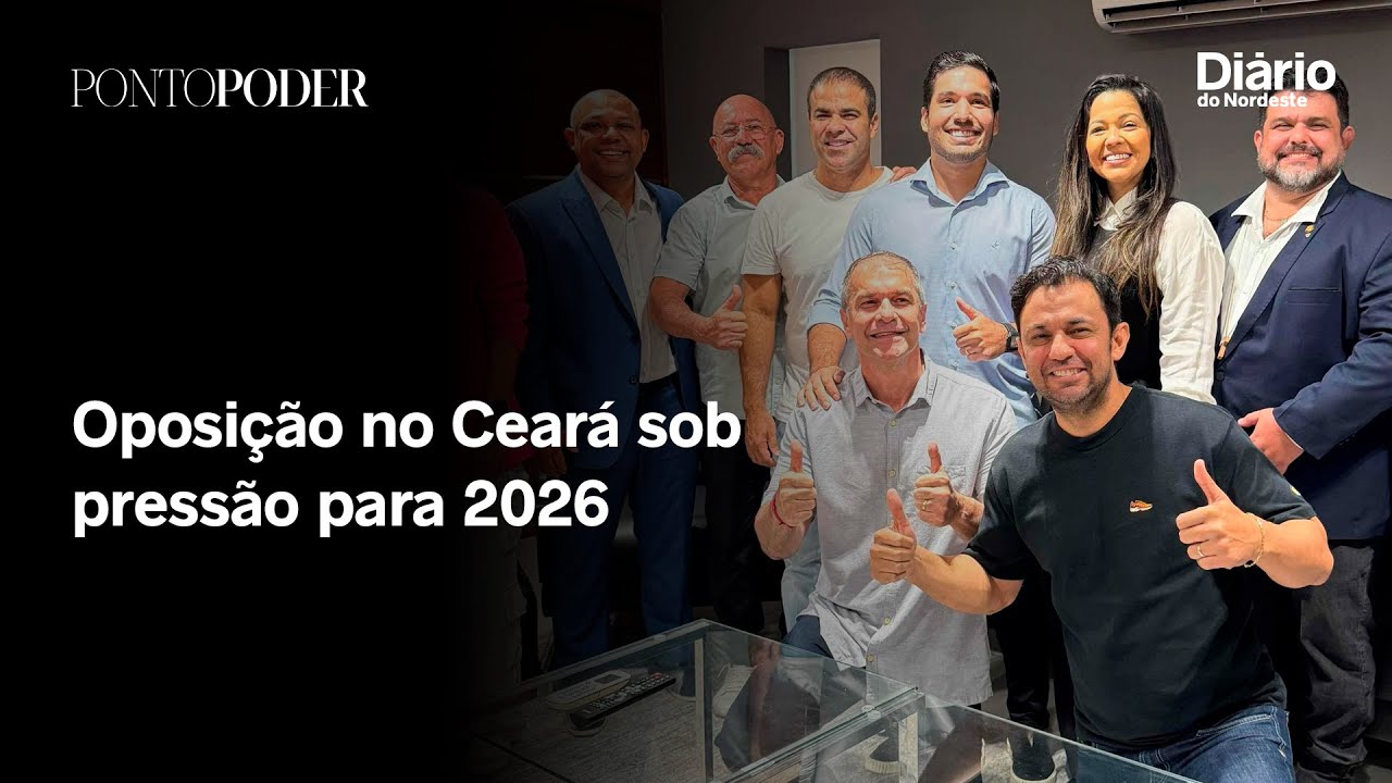 Imagem da notícia Live PontoPoder: prisão de Bolsonaro e oposição no Ceará sob pressão para 2026 