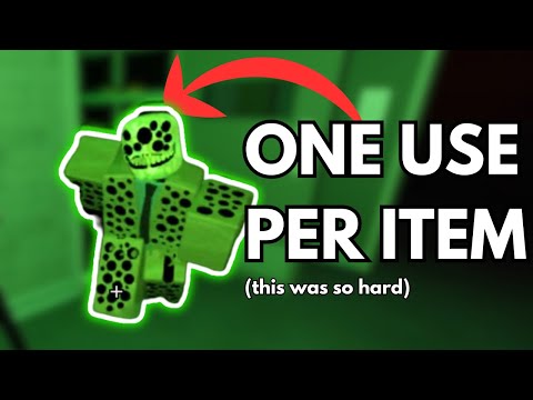 I Can Only Use Each Item ONCE.. | Demonology Roblox (nightmare mode)