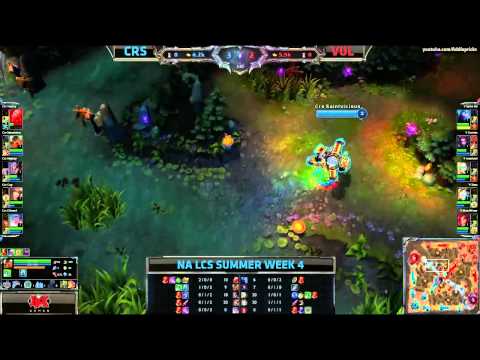 Team Curse vs Vulcun (LCS 2013 NA Summer Split W4 D1)