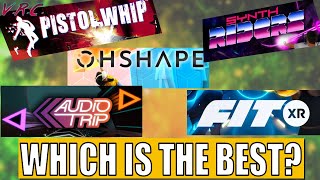 Five GREAT Beat Saber Alternatives RANKED - The Best VR Rhythm Games