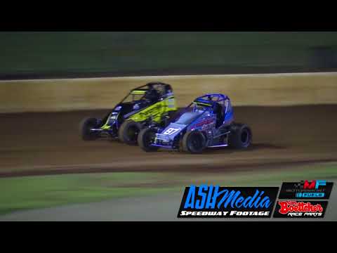 Wingless Sprints: Great Heat Race - Kingaroy Speedway