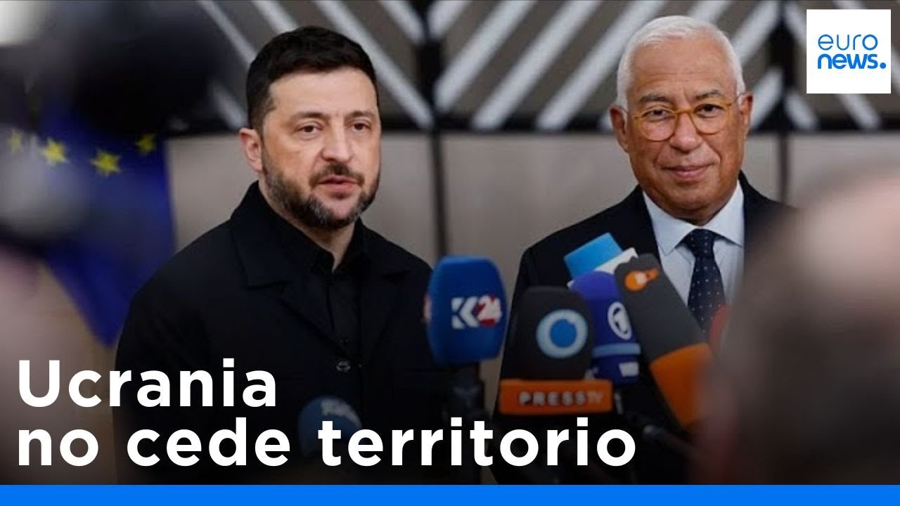 Ucrania no cederá ningún territorio, asegura Zelenski a 'Euronews'