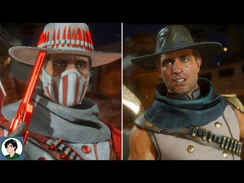 Mortal Kombat 11 - Erron Black vs Erron Black (Mirror Match) - All Intros Dialogues