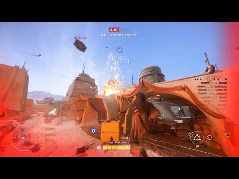 Chewbacca Helps Defend Tatooine - Star Wars Battlefront 2