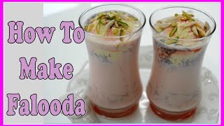 How to make Falooda Icecream Milkshake at home - Ramadan Preps