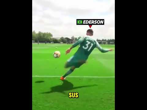 El portero Ederson jugando con los pies 🤯