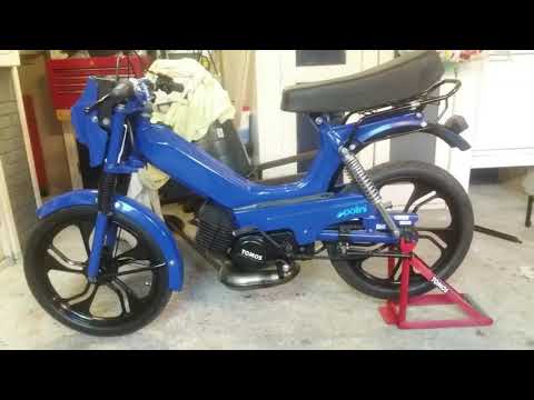 The Complete Rebuild Of The Blue Tomos A35