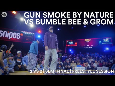 Gun Smoke By Nature VS Bumble Bee & Grom | Breakin 2 VS 2 | Semi Final   Freestyle Session 2025