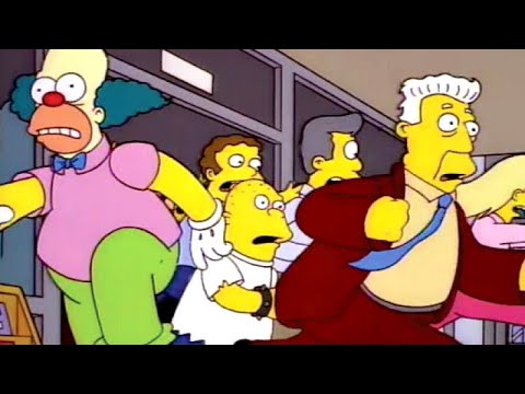 The Simpsons Practice Social Distancing