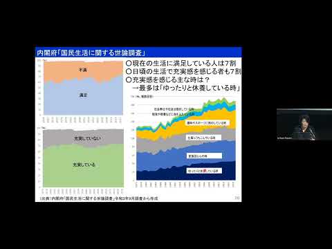 [第17回四⼤学連合⽂化講演会］講演３『ビヨンドGDPの世界　～ウェルビーイング指標の現在～』一橋大学 経済研究所 松下 美帆 准教授