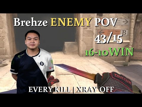 EG Brehze 43Kills ENEMY POV Playing Anubis On FACEIT! 2023 CSGO POV & HIGHLIGHTS