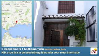 preview picture of video '2 slaapkamers 1 badkamer Villa te Koop in Almachar, Malaga, Spain'
