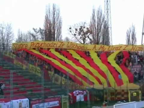 Widzew Łódź - Jagiellonia 1:2 XXIV kolejka II ligi 2004/2005 - oprawa