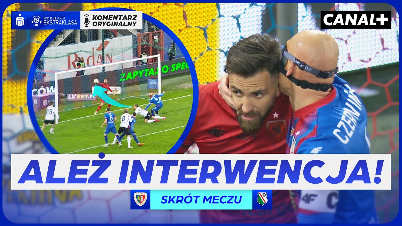 LEGIA TEŻ PRZEGRYWA! BRAMKARSKIE POPISY PLACHA! PIAST - LEGIA, SKRÓT MECZU