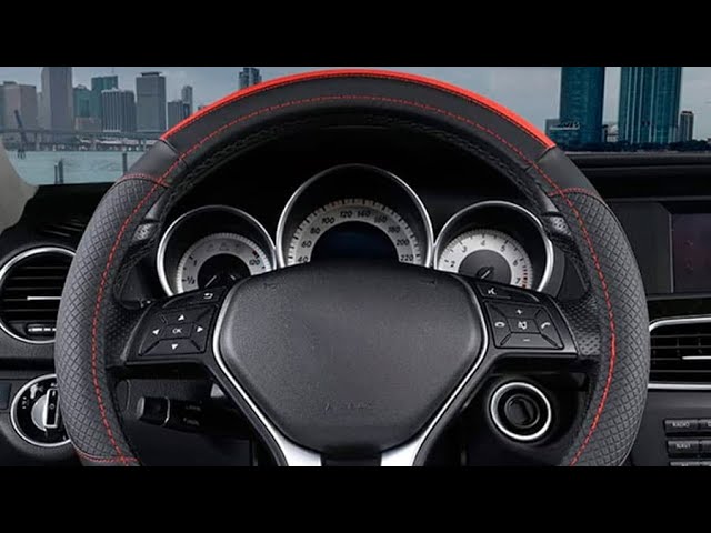 Vídeo relacionado con Cubierta Volante para Dacia para Duster 2024 2026 Protector Volante Coche Antideslizante Accesorios Estilo Protector Volante(Duster Green C)