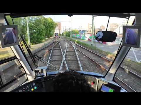 Guided Tour in The Hague Holland | 4K Cabview HTM Tram 11