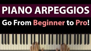 Piano Arpeggios Tutorial, From Beginner to Pro - 6 Patterns To Inspire Your Playing