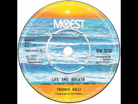 Frankie Valli – “Life And Breath” (UK Mowest) 1976
