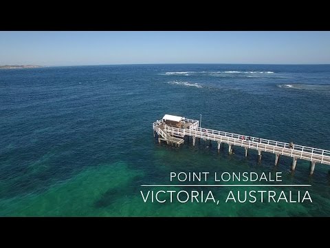Aerial footage of Point Lonsdale