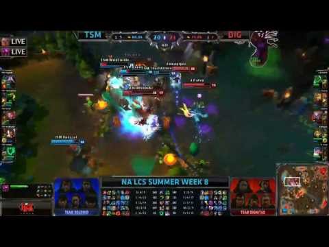 NA LCS: Summer W8D2: TSM vs DIG: d imaqtpie Ezreal kiting