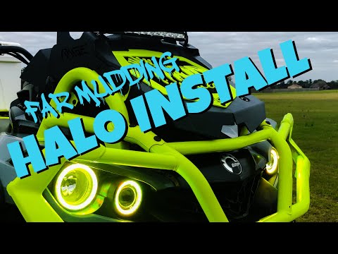 YouTube video about: Can am outlander halo lights?