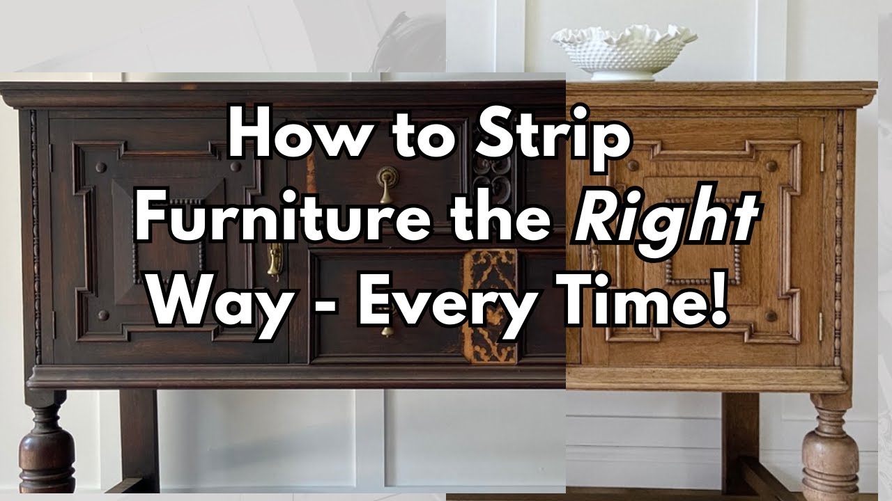 How to Strip Furniture the Right Way