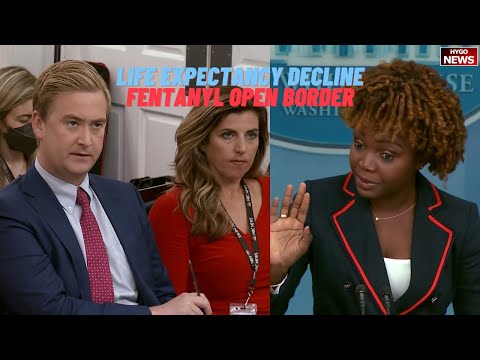 White House on life expectancy decline, open border, falsely and categorically wrong