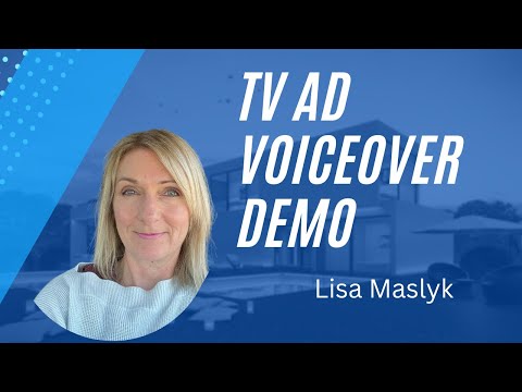 Female Voice Over TV Ad Commercial Samples by Lisa Maslyk