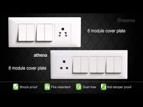 Features of havells crabtree athena electric switch