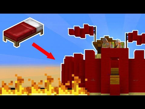 MEGA OP BASE I BEDWARS?! - Dansk Minecraft