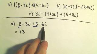 Adding and Subtracting Complex (Imaginary) Numbers