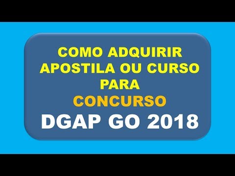 Baixar Apostila / Curso para Concurso Vigilantes Penitenciários DGAP - Goiás 2018
