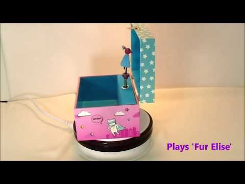 'Girl's Rule!' Multicultural Super Hero Musical Jewelry Box for Black, Biracial or Hispanic Girls