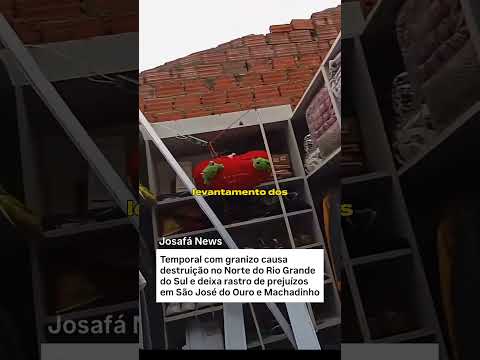 TEMPORAL VOLTA A CAUSAR ESTRAGOS NO NORTE DO RIO GRANDE DO SUL #noticias #elniño #riograndedosul