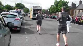 Olympic Torch running through Montrose June 12 2012