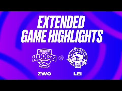 Landstede Hammers vs. Zorg en Zekerheid Leiden Extended Game Highlights
