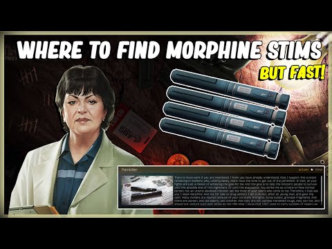 WHERE TO FIND MORPHINE STIMS - EFT ESCAPE FROM TARKOV - THERAPIST TASK PAINKILLER - FOUND IN RAID