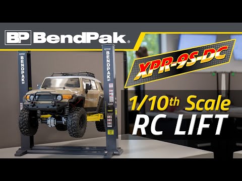 NEW BendPak XPR-9S-DC! The Ultimate Lift For The RC DIY'er! (RC4WD 1/10th scale RC lift)