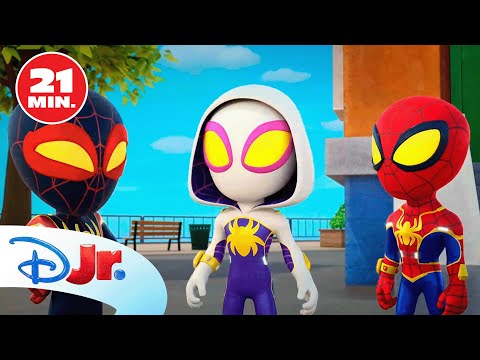 MARVEL SPIDEY Y SU SUPEREQUIPO: Conoce a Spidey y su superequipo 🕷️ | RECOPILACIÓN | @DisneyJuniorES