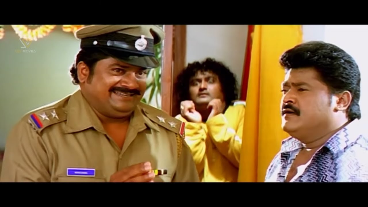 CID Eesha Kannada Movie Back To Back Comedy Scenes - Jaggesh, Komal, Rangayana Raghu