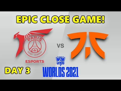 PSG TALON vs FNATIC - EPIC CLOSE GAME! - WORLDS 2021 - GROUP C - DAY 3 - LEAGUE OF LEGENDS
